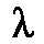 lowercase lamda